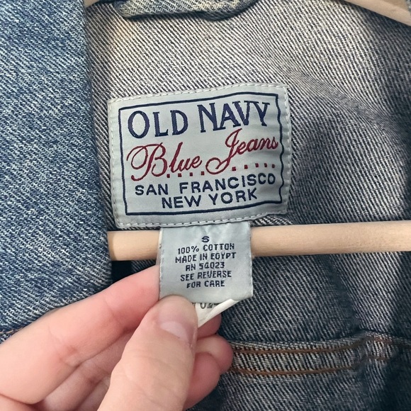 Vintage Old Navy Denim Trucker Jacket - Picture 3 of 9